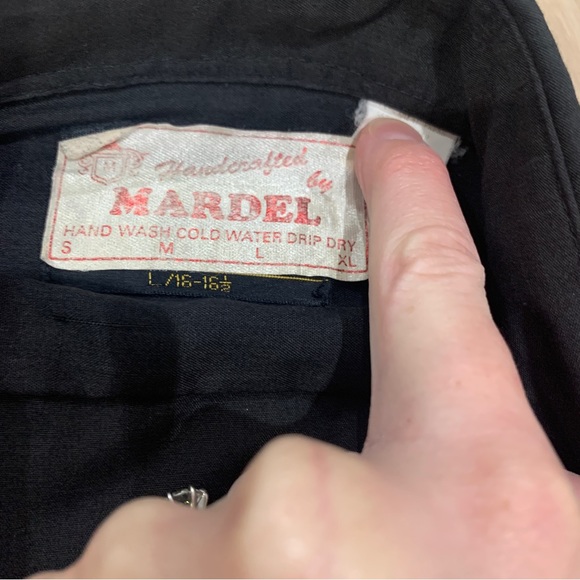 VINTAGE MARDEL Men’s Button Down - Picture 4 of 8